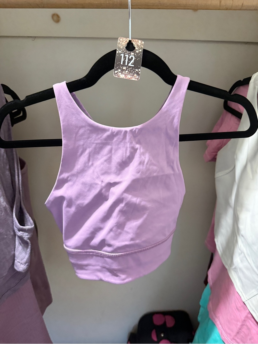112 lululemon athletica Lilac High-Neck Crop Sports Bra